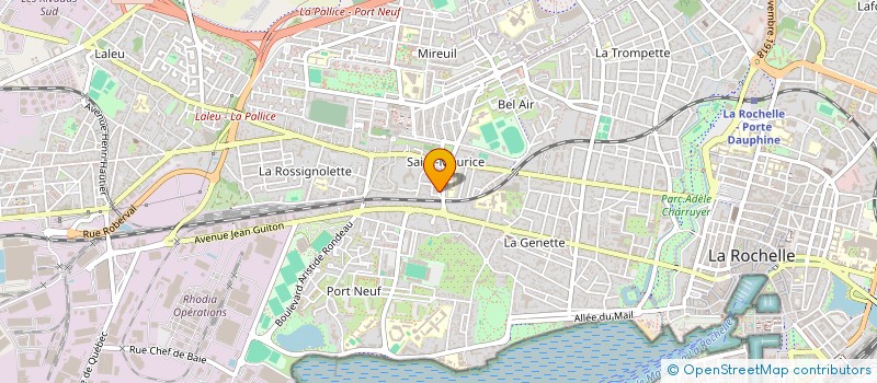localisation de l'entreprise MONSIEUR PIERRE RUTZ à LA ROCHELLE