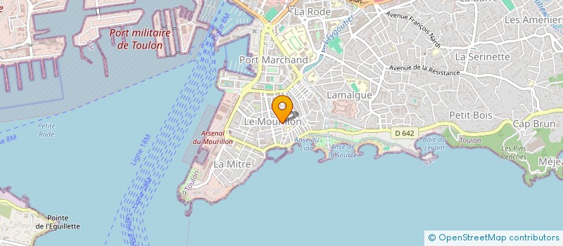 localisation de l'entreprise MONSIEUR PIERRE RUVIRA  TOULON