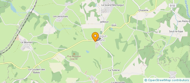 localisation de l'entreprise MONSIEUR PIERRE SABARLY à MONTAIGUT-LE-BLANC