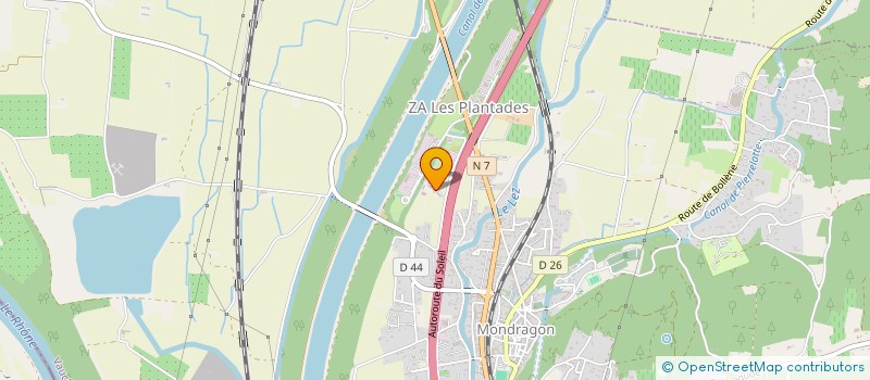 localisation de l'entreprise MONSIEUR PIERRE SABATIER  MONDRAGON