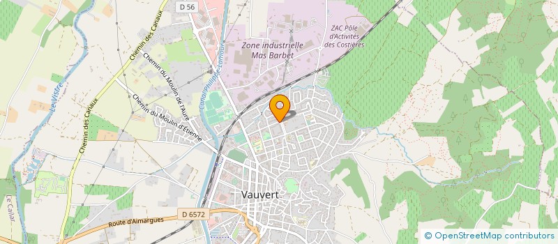 localisation de l'entreprise MONSIEUR PIERRE SABIANI à VAUVERT