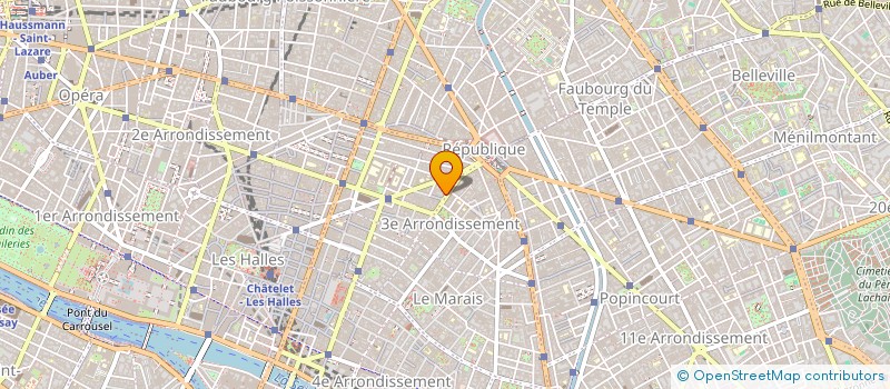 localisation de l'entreprise MONSIEUR PIERRE SABLIERE  PARIS