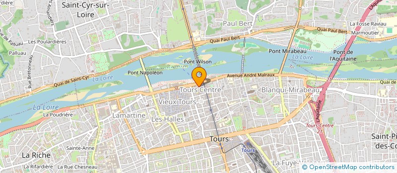 localisation de l'entreprise MONSIEUR PIERRE SABOURAUD  TOURS