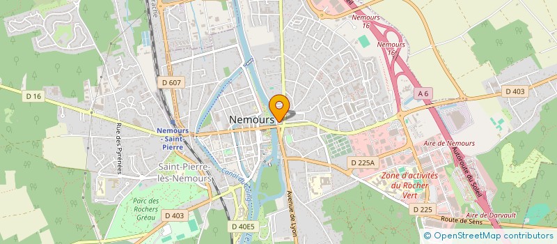 localisation de l'entreprise MONSIEUR PIERRE SABOURIN à NEMOURS