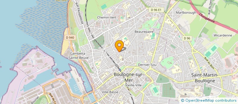 localisation de l'entreprise MONSIEUR PIERRE SABRE à BOULOGNE-SUR-MER