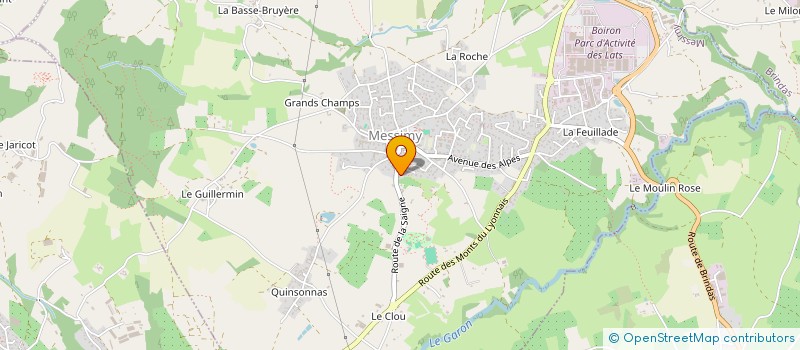 localisation de l'entreprise MONSIEUR PIERRE SABY  MESSIMY