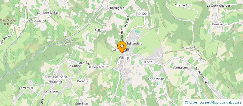 localisation de l'entreprise MONSIEUR PIERRE SADOT  TERNAND