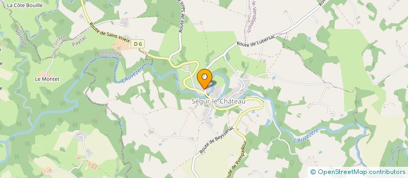 localisation de l'entreprise MONSIEUR PIERRE SAGNE  TROCHE