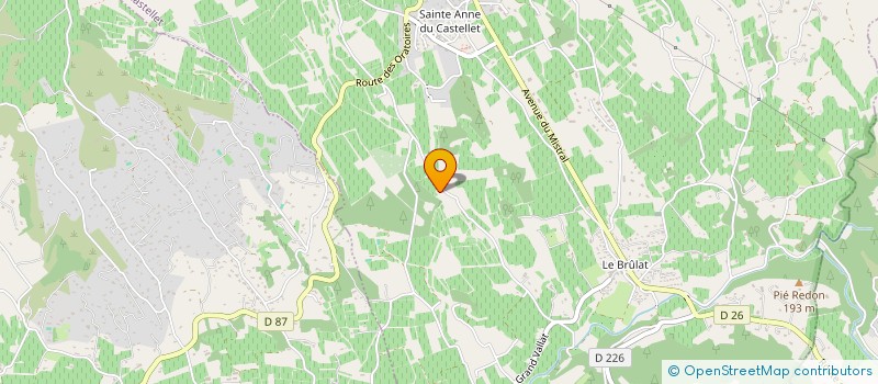 localisation de l'entreprise MONSIEUR PIERRE SAGNIERES à LE CASTELLET