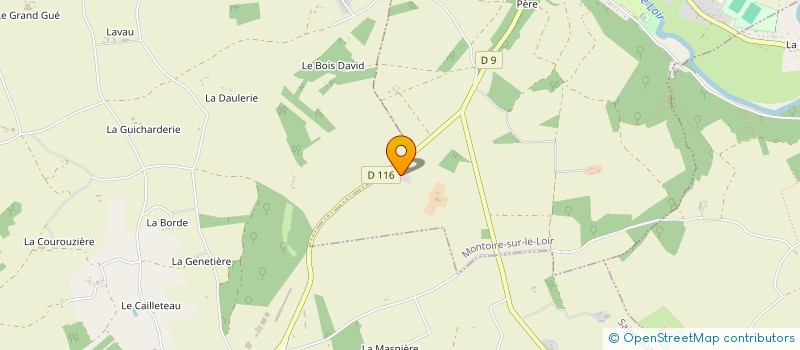 localisation de l'entreprise MONSIEUR PIERRE SAILLARD  MONTOIRE SUR LE LOIR