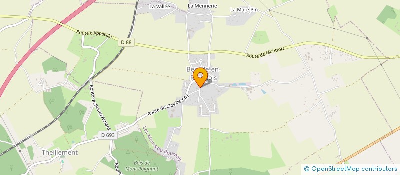 localisation de l'entreprise MONSIEUR PIERRE SAINT à LES MONTS DU ROUMOIS