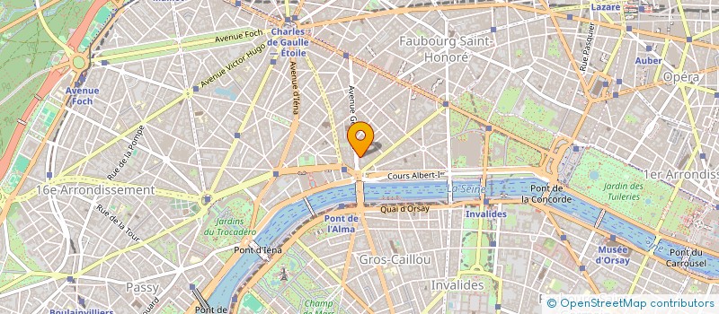 localisation de l'entreprise MONSIEUR PIERRE SAINT-MARC GIRARDIN  PARIS