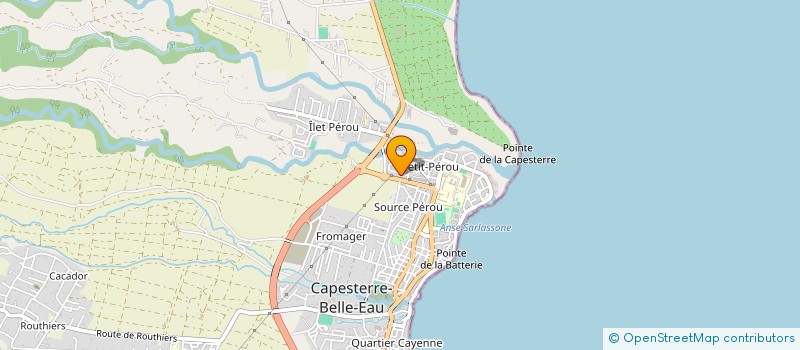 localisation de l'entreprise MONSIEUR PIERRE SAINT MAXIMIN à CAPESTERRE-BELLE-EAU