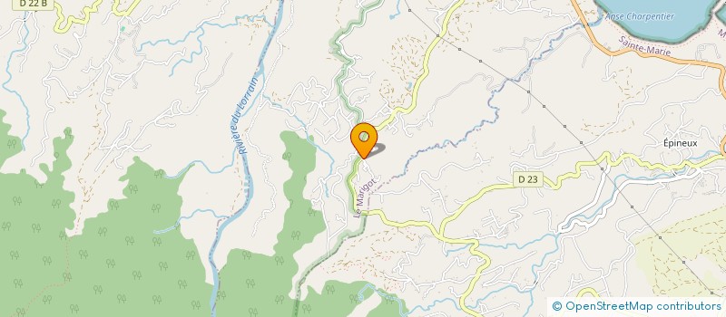 localisation de l'entreprise MONSIEUR PIERRE SAINTE-ROSE  LE MARIGOT