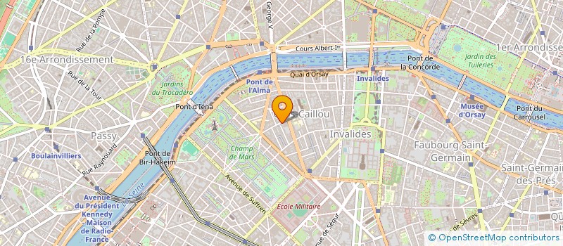 localisation de l'entreprise MONSIEUR PIERRE SALADIN  PARIS