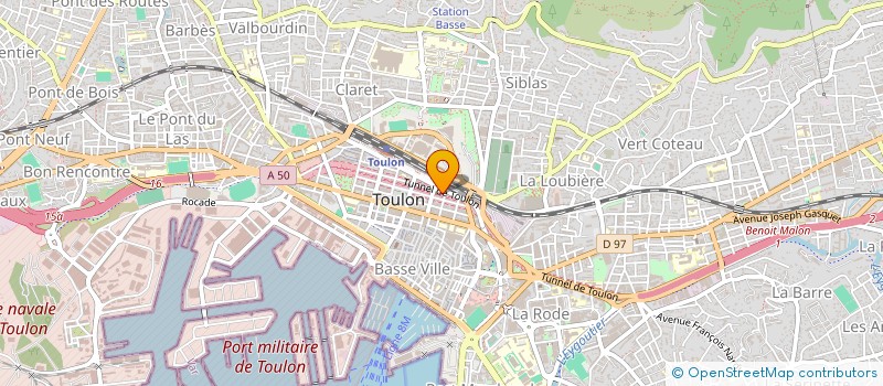 localisation de l'entreprise MONSIEUR PIERRE SALAUN-PENQUER à TOULON