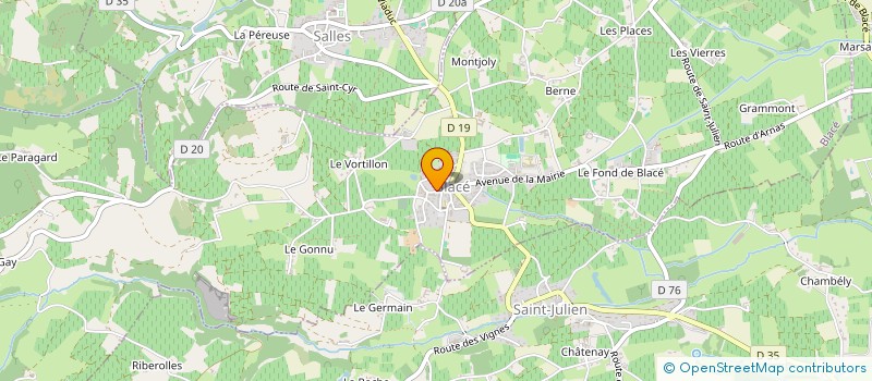 localisation de l'entreprise MONSIEUR PIERRE SALE  BLACE