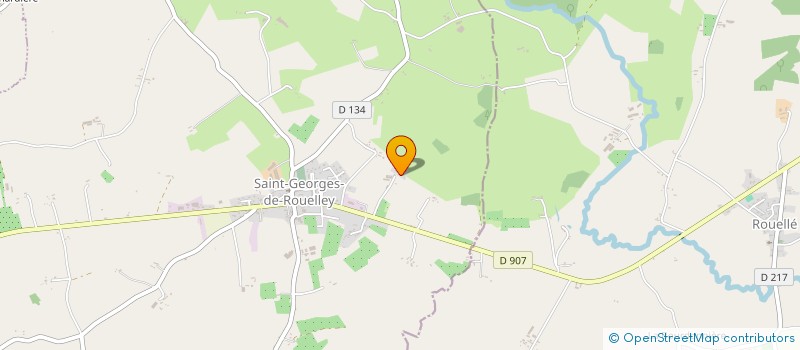 localisation de l'entreprise MONSIEUR PIERRE SALLE  SAINT-GEORGES-DE-ROUELLEY