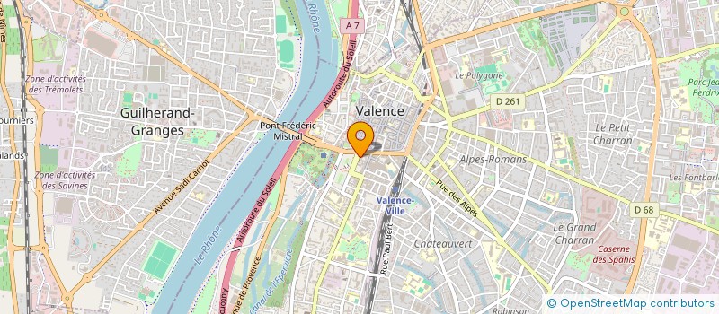 localisation de l'entreprise MONSIEUR PIERRE SALLIER  VALENCE