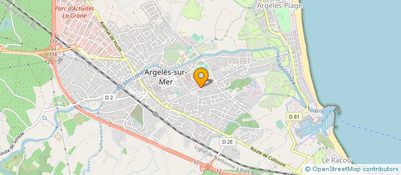 localisation de l'entreprise MONSIEUR PIERRE SAMACOITS à ARGELES-SUR-MER
