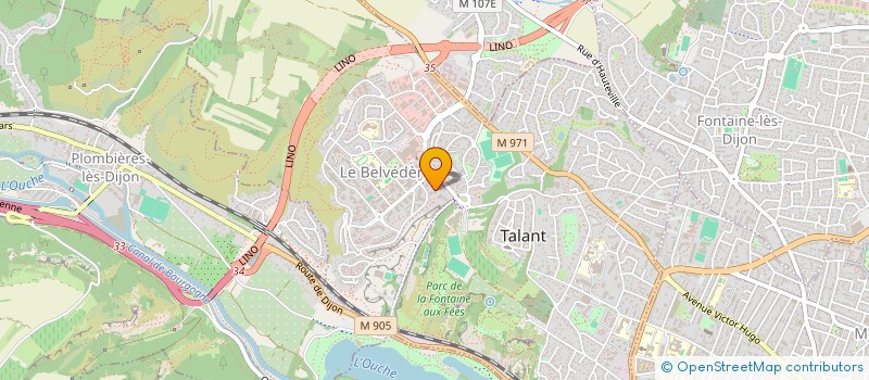 localisation de l'entreprise MONSIEUR PIERRE SAMBA FANANA  DIJON