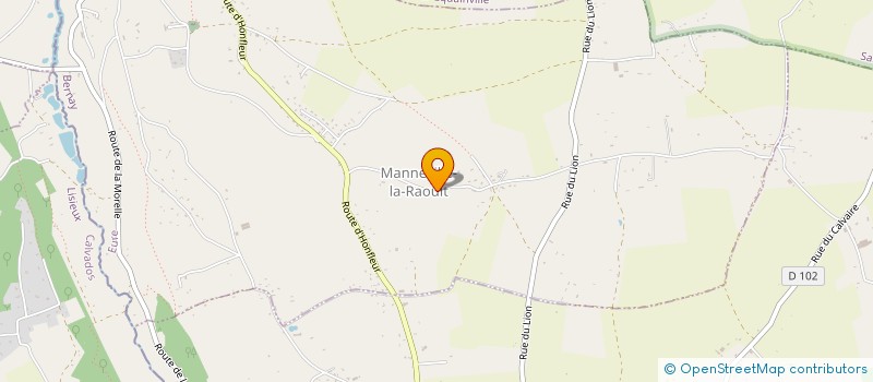 localisation de l'entreprise MONSIEUR PIERRE SAMPER  MANNEVILLE-LA-RAOULT