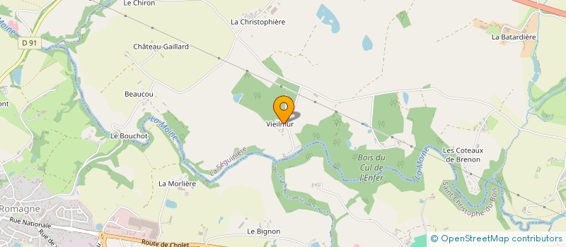 localisation de l'entreprise MONSIEUR PIERRE SAMSON  LA SEGUINIERE