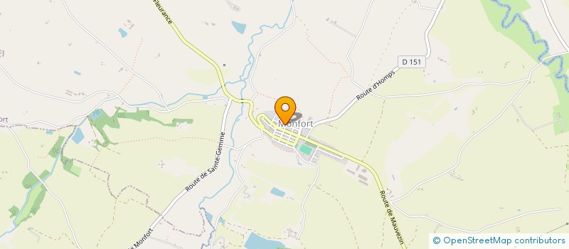 localisation de l'entreprise MONSIEUR PIERRE SAMSON  MONFORT