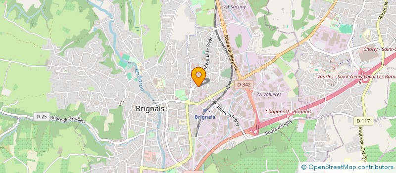 localisation de l'entreprise MONSIEUR PIERRE SAN JOSE  BRIGNAIS