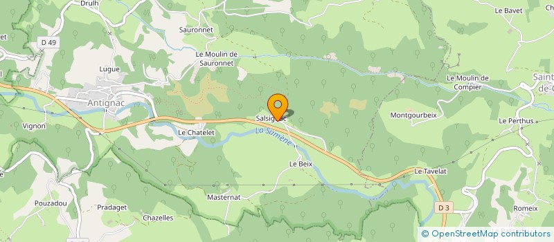 localisation de l'entreprise MONSIEUR PIERRE SANCHEZ à ANTIGNAC
