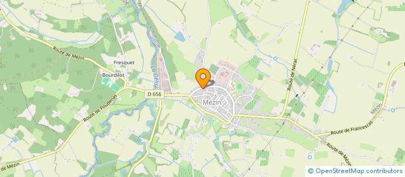 localisation de l'entreprise MONSIEUR PIERRE SANCHO  MEZIN