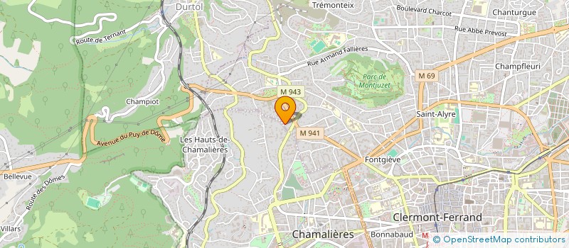 localisation de l'entreprise MONSIEUR PIERRE SANITAS  CLERMONT-FERRAND