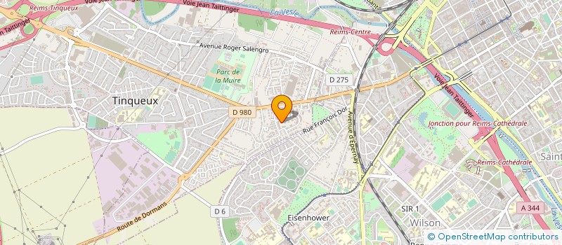localisation de l'entreprise MONSIEUR PIERRE SANLAVILLE  TINQUEUX