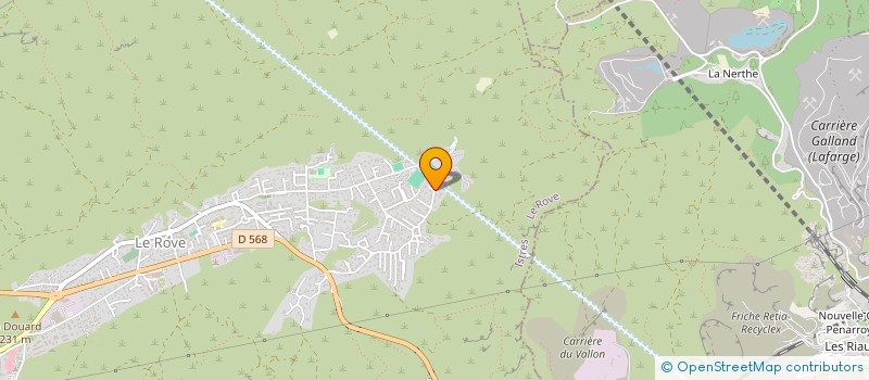 localisation de l'entreprise MONSIEUR PIERRE SANTIAGO  LE ROVE