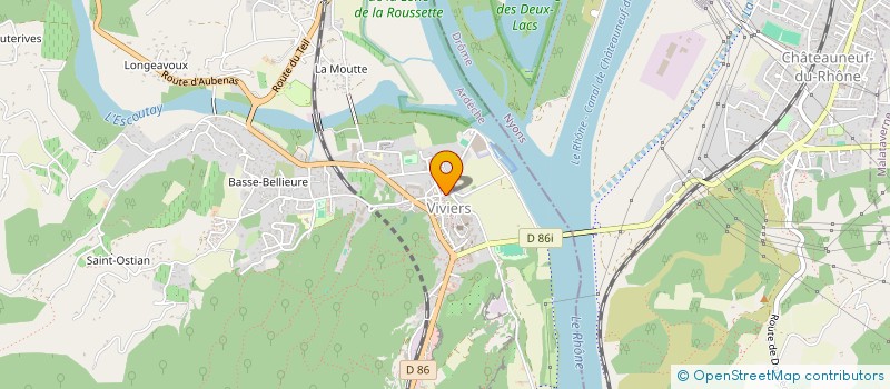 localisation de l'entreprise MONSIEUR PIERRE SAPHORES  VIVIERS