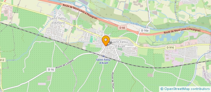 localisation de l'entreprise MONSIEUR PIERRE SARDA  SAINT-FELIU-D'AVALL