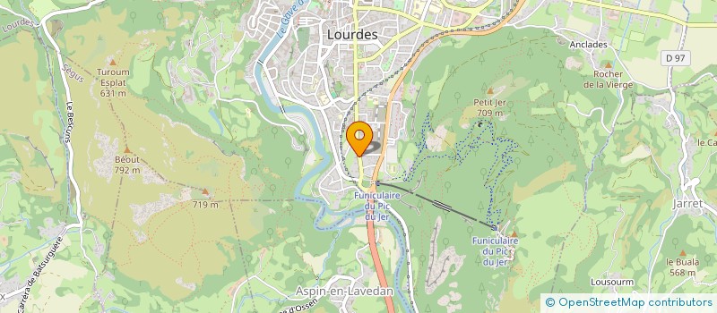 localisation de l'entreprise MONSIEUR PIERRE SARRAT à LOURDES