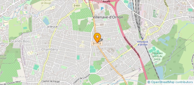 localisation de l'entreprise MONSIEUR PIERRE SARRAZIN  VILLENAVE-D'ORNON