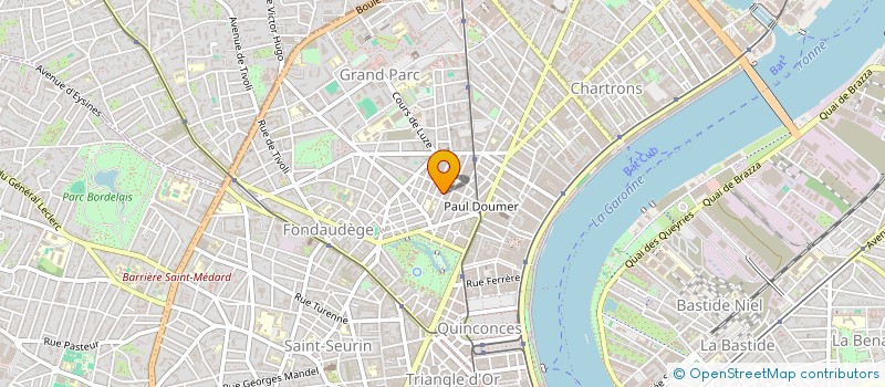 localisation de l'entreprise MONSIEUR PIERRE SARRAZIN à BORDEAUX