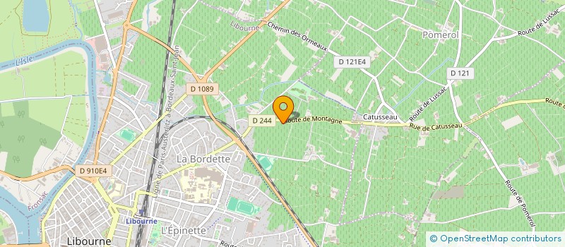 localisation de l'entreprise MONSIEUR PIERRE SARRAZIN  LIBOURNE