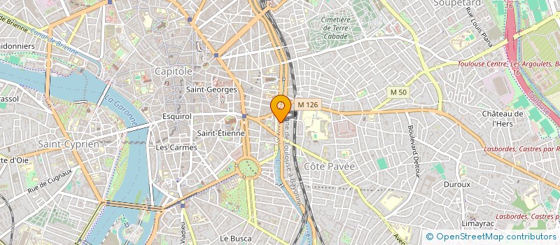 localisation de l'entreprise MONSIEUR PIERRE SAUGNE à TOULOUSE