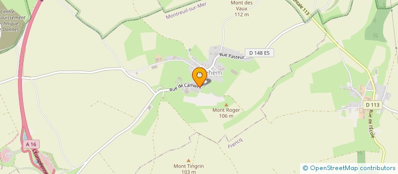 localisation de l'entreprise MONSIEUR PIERRE SAULNIER  WIDEHEM