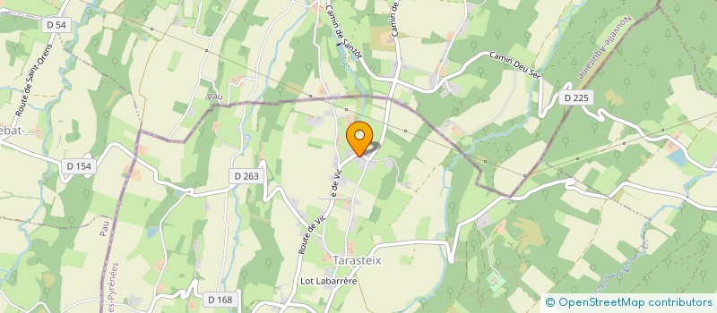 localisation de l'entreprise MONSIEUR PIERRE SAURAT  BORDERES SUR L'ECHEZ