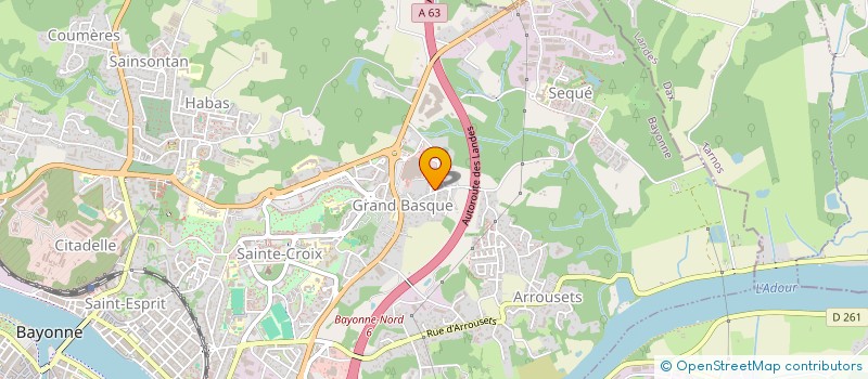 localisation de l'entreprise MONSIEUR PIERRE SAUREL  BAYONNE