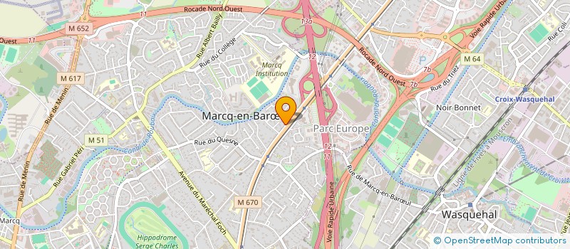 localisation de l'entreprise MONSIEUR PIERRE SAUVAGE  MARCQ-EN-BARUL
