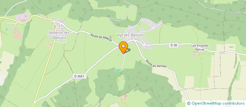 localisation de l'entreprise MONSIEUR PIERRE SAUVANET à VYT-LES-BELVOIR