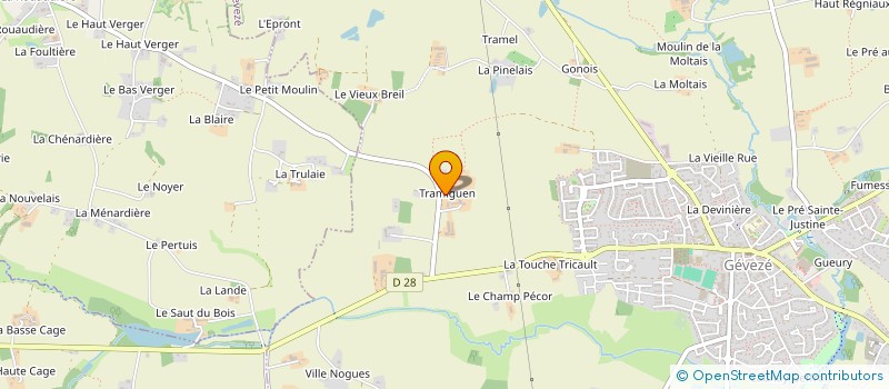 localisation de l'entreprise MONSIEUR PIERRE SAUVEE à GEVEZE