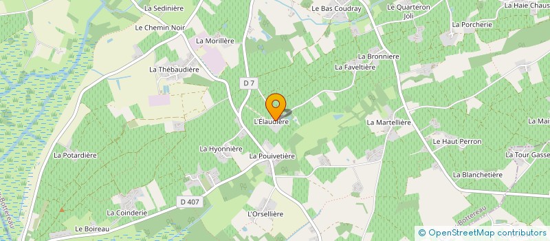 localisation de l'entreprise MONSIEUR PIERRE SAUVETRE à LE LANDREAU