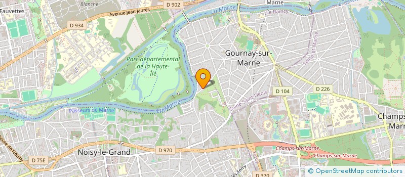 localisation de l'entreprise MONSIEUR PIERRE SAUVOUX à NOISY-LE-GRAND