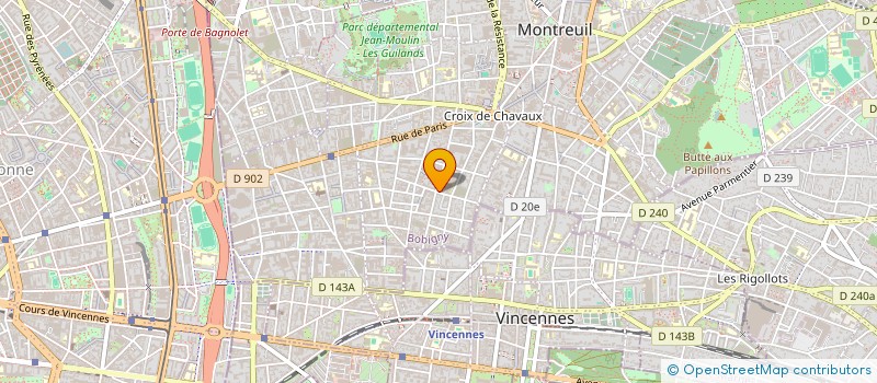 localisation de l'entreprise MONSIEUR PIERRE SAVATIER à MONTREUIL